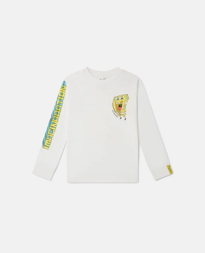 T-shirt à manches longues graphique SpongeBob T-shirt à manches longues graphique SpongeBob