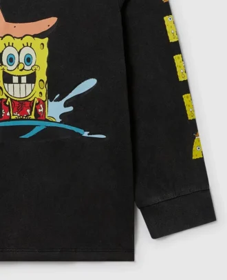 T-shirt à manches longues graphique SpongeBob
