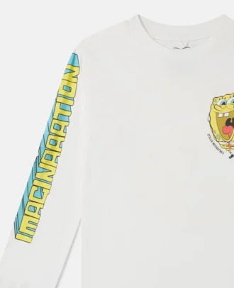 T-shirt à manches longues graphique SpongeBob