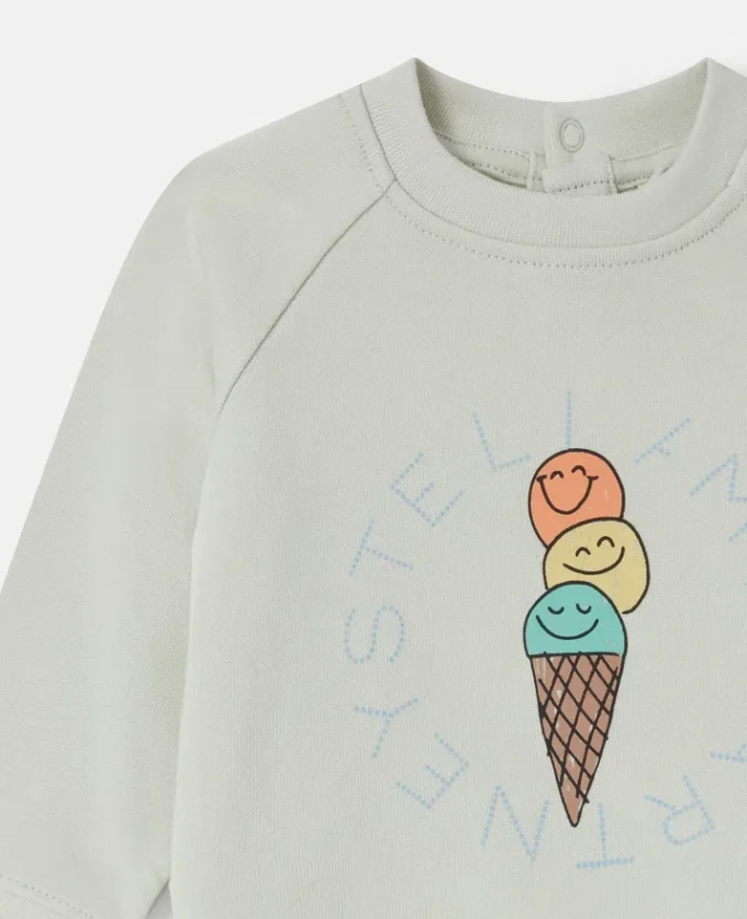 T-shirt à manches longues imprimé graphique Ice Cream T-shirt à manches longues imprimé graphique Ice Cream
