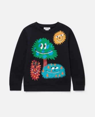 T-shirt à manches longues Monster Faces
