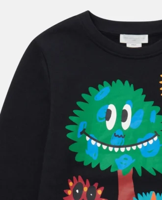 T-shirt à manches longues Monster Faces