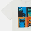 T-shirt à motif chat