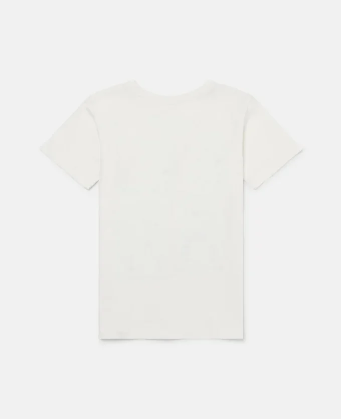 T-shirt à motif chat