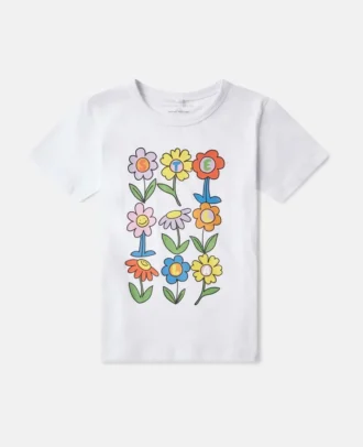 T-shirt à motif floral