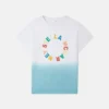 T-shirt ombré avec logo médaillon T-shirt ombré avec logo médaillon