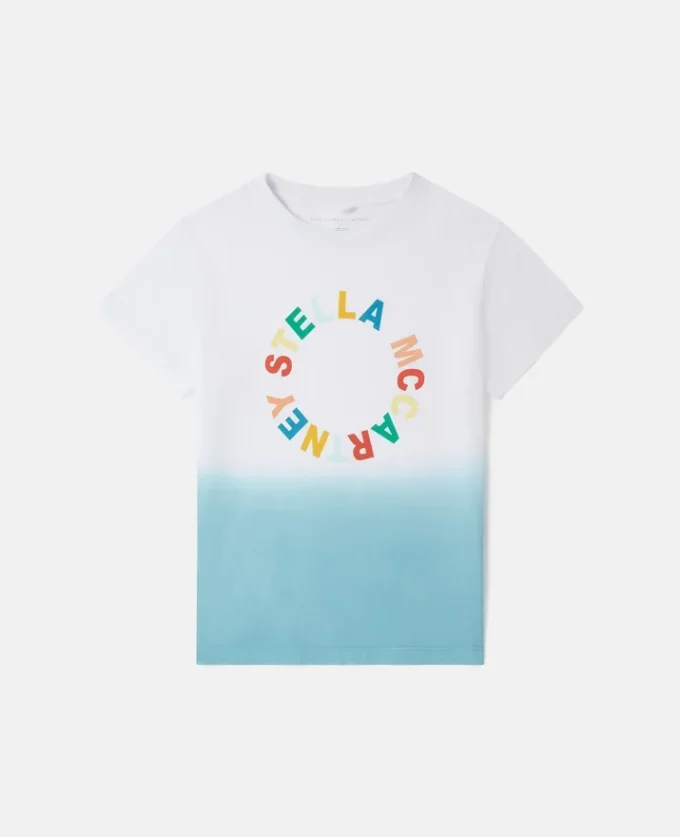 T-shirt ombré avec logo médaillon T-shirt ombré avec logo médaillon