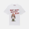 T-shirt oversize avec slogan « Don’t Waste Another Day » T-shirt oversize avec slogan « Don’t Waste Another Day »