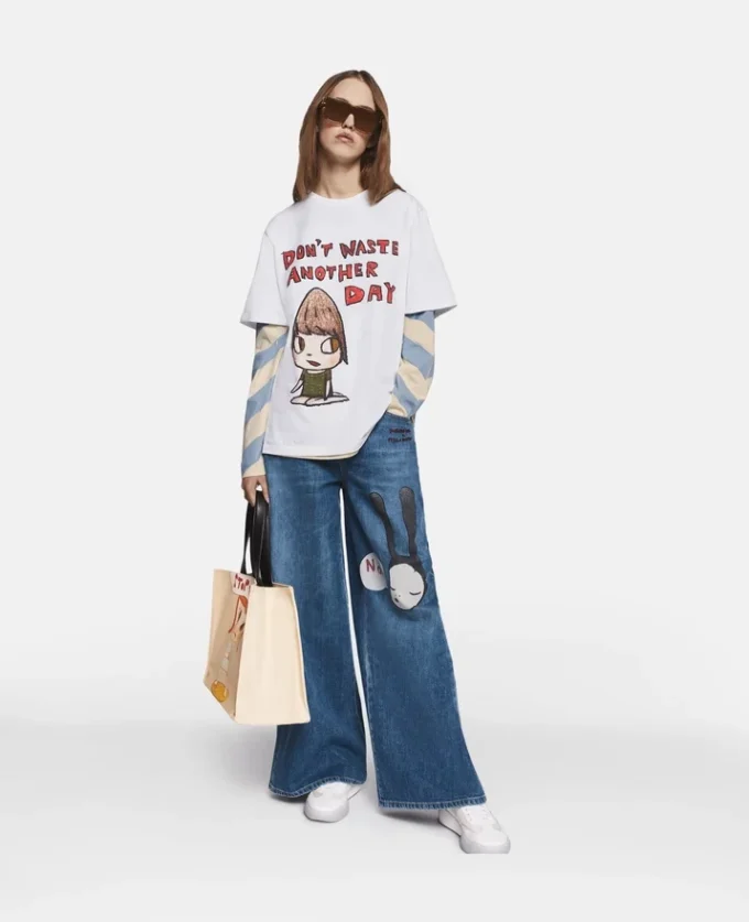 T-shirt oversize avec slogan « Don’t Waste Another Day » T-shirt oversize avec slogan « Don’t Waste Another Day »