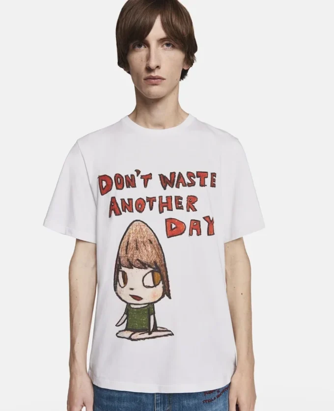 T-shirt oversize avec slogan « Don’t Waste Another Day » T-shirt oversize avec slogan « Don’t Waste Another Day »
