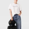 T-shirt oversize en coton avec logo