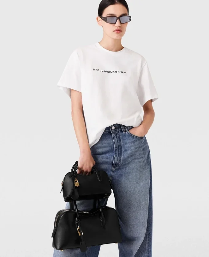 T-shirt oversize en coton avec logo