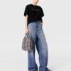 T-shirt oversize en coton avec logo