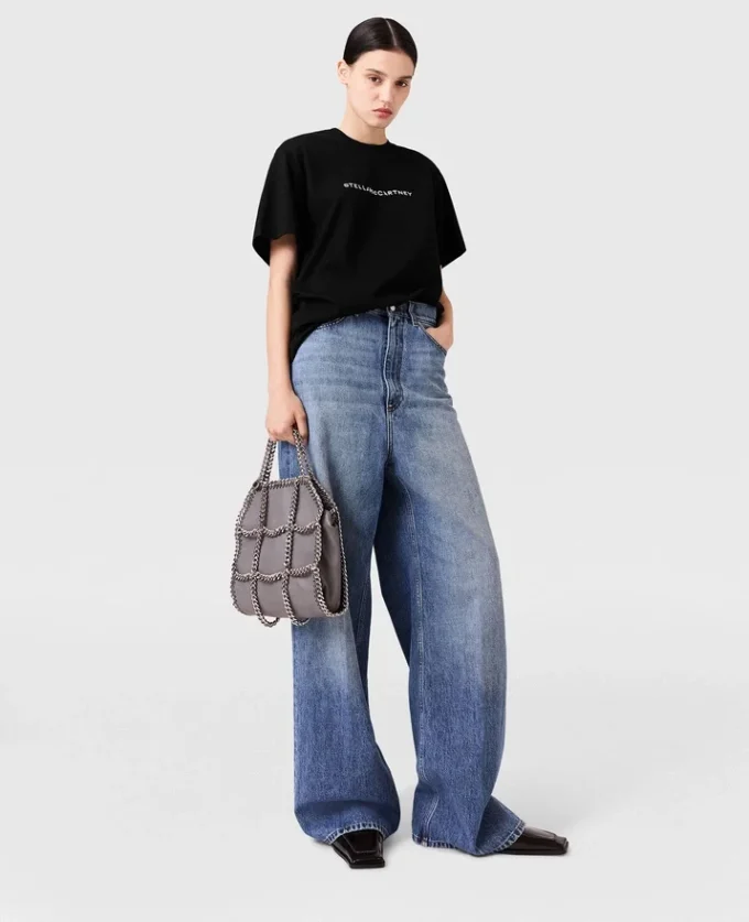 T-shirt oversize en coton avec logo