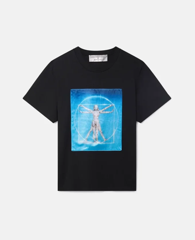 T-shirt oversize en coton biologique Vitruvian Woman T-shirt oversize en coton biologique Vitruvian Woman