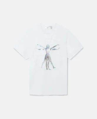 T-shirt oversize en coton biologique Vitruvian Woman
