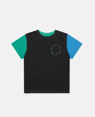 T-shirt oversize en coton color block