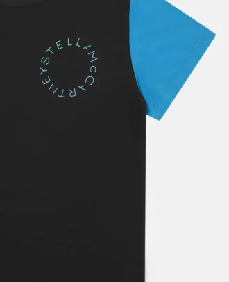 T-shirt oversize en coton color block