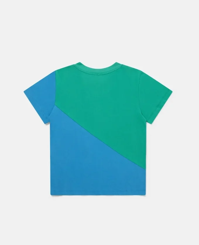 T-shirt oversize en coton color block T-shirt oversize en coton color block