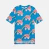 T-shirt Rollerskate Rainbow Print