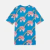 T-shirt Rollerskate Rainbow Print