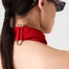 Top en satin à dos nu Top en satin à dos nu