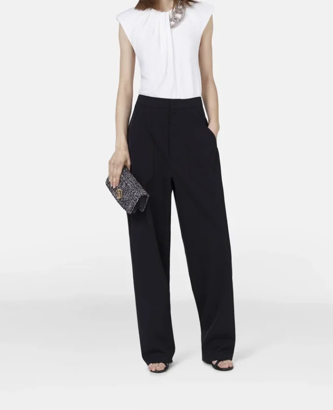 Top sans manches à chaîne en cristal Falabella Top sans manches à chaîne en cristal Falabella
