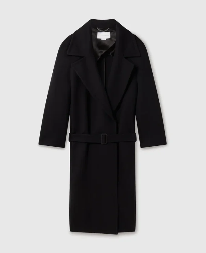 Trench-coat ceinturé avec boucle ton sur ton Trench-coat ceinturé avec boucle ton sur ton