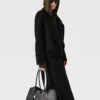 Trench-coat ceinturé avec boucle ton sur ton Trench-coat ceinturé avec boucle ton sur ton