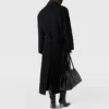 Trench-coat ceinturé avec boucle ton sur ton Trench-coat ceinturé avec boucle ton sur ton