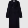 Trench-coat croisé à ceinture Trench-coat croisé à ceinture