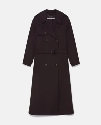 Trench-coat double face à ceinture