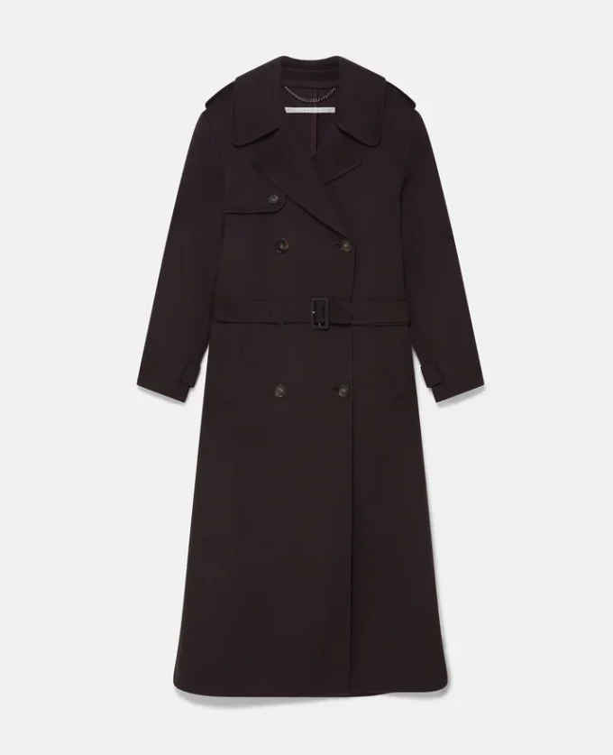Trench-coat double face à ceinture Trench-coat double face à ceinture