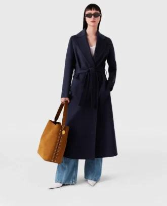 Trench-coat double face à ceinture