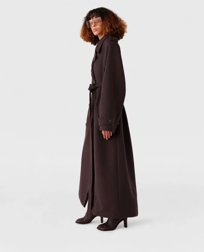 Trench-coat double face à ceinture Trench-coat double face à ceinture