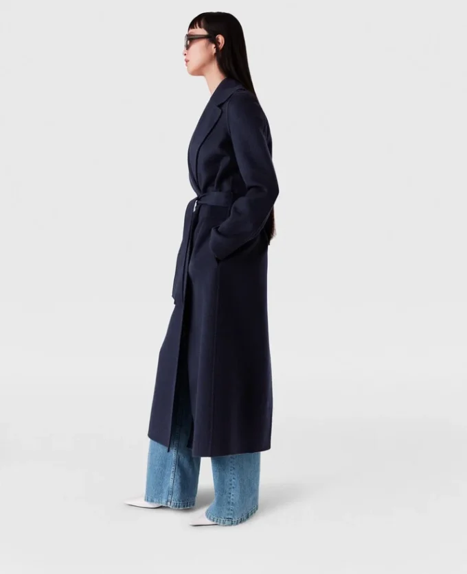 Trench-coat double face à ceinture Trench-coat double face à ceinture