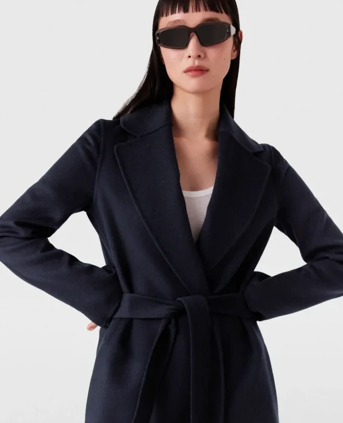 Trench-coat double face à ceinture Trench-coat double face à ceinture