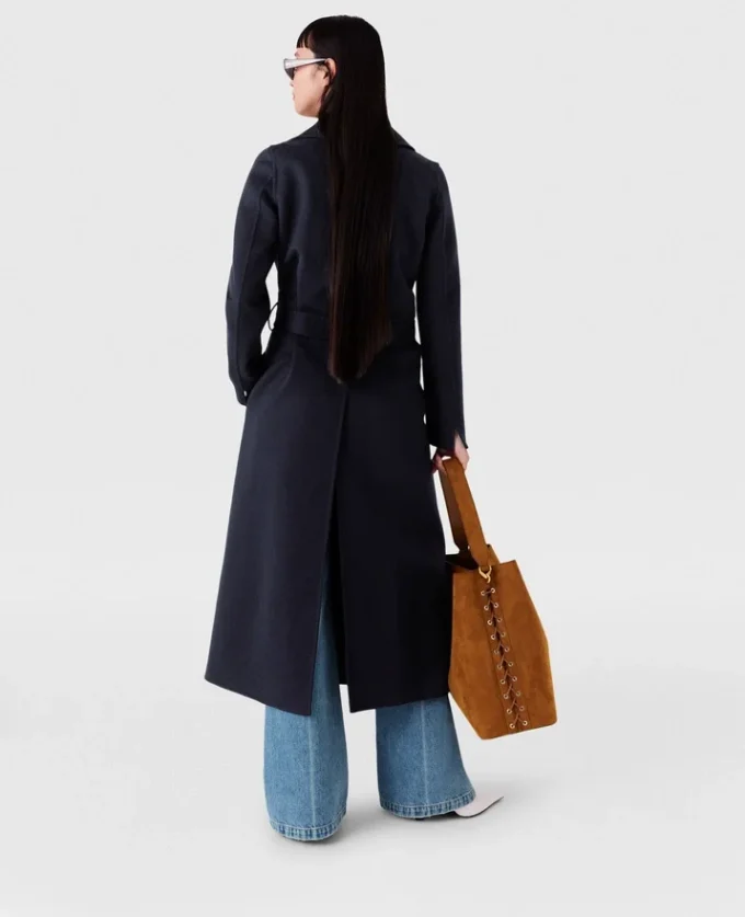 Trench-coat double face à ceinture Trench-coat double face à ceinture