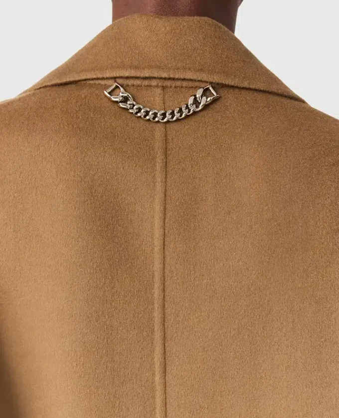 Veste caban courte à double boutonnage Veste caban courte à double boutonnage