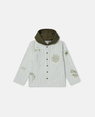 Veste à capuche imprimée skateboard