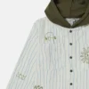 Veste à capuche imprimée skateboard