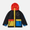 Veste de ski à capuche color block Veste de ski à capuche color block