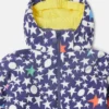 Veste de ski à capuche imprimée étoiles Veste de ski à capuche imprimée étoiles