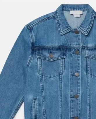 Veste en denim brodée Moniker