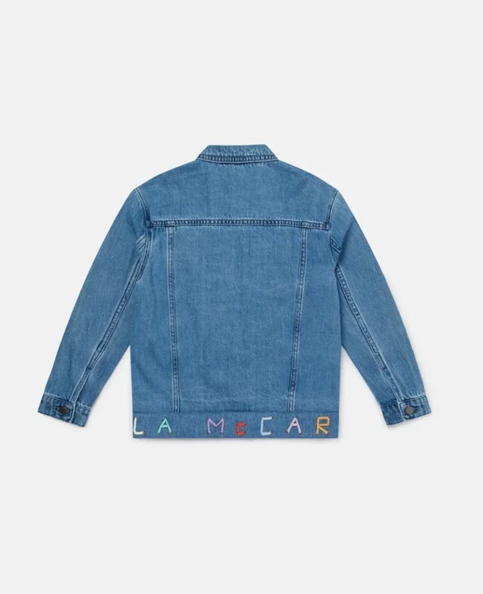 Veste en denim brodée Moniker