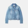 Veste en denim délavé clair à chaîne Falabella Veste en denim délavé clair à chaîne Falabella