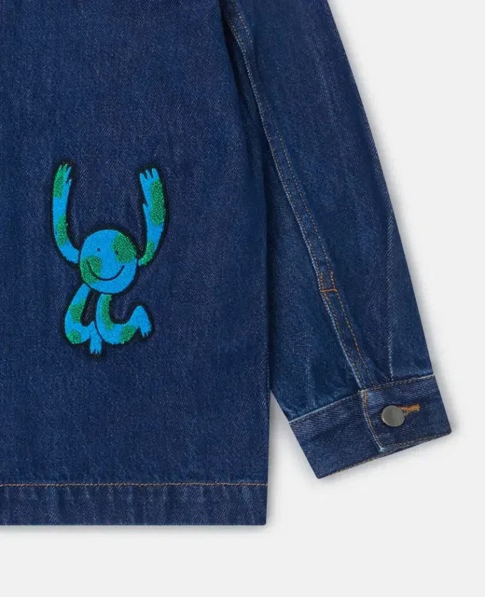 Veste en denim Earth Friends Graphic Veste en denim Earth Friends Graphic