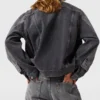 Veste en denim à empiècements ton sur ton Veste en denim à empiècements ton sur ton
