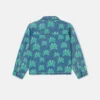 Veste en denim imprimée grenouilles Veste en denim imprimée grenouilles