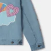 Veste en jean brodée « I Love You » Veste en jean brodée « I Love You »